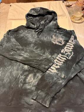 Sullen Art Collective Widow Mens Pullover Hoodie in Tie Dye